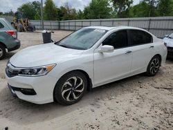 Salvage cars for sale from Copart Midway, FL: 2016 Honda Accord EX