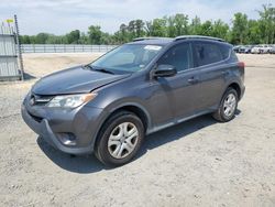 Vehiculos salvage en venta de Copart Lumberton, NC: 2015 Toyota Rav4 LE