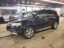 Salvage cars for sale at Dyer, IN auction: 2007 Acura MDX Technology