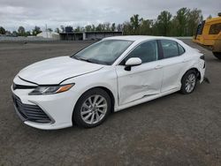 Salvage cars for sale at Portland, OR auction: 2021 Toyota Camry LE