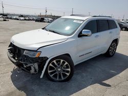 Salvage cars for sale from Copart Sun Valley, CA: 2018 Jeep Grand Cherokee Overland