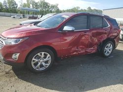 Salvage cars for sale at Spartanburg, SC auction: 2021 Chevrolet Equinox Premier