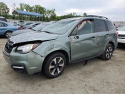 Subaru Forester 2.5i Limited salvage cars for sale: 2018 Subaru Forester 2.5I Limited