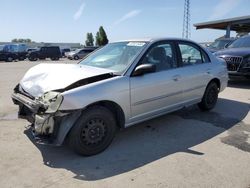 Salvage cars for sale from Copart Vallejo, CA: 2002 Honda Civic LX