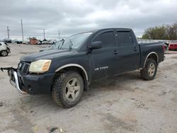 Salvage trucks for sale at Oklahoma City, OK auction: 2005 Nissan Titan XE