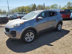 Salvage cars for sale at Chalfont, PA auction: 2017 KIA Sportage LX