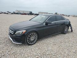Salvage cars for sale from Copart New Braunfels, TX: 2018 Mercedes-Benz C300
