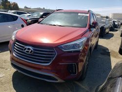 Salvage cars for sale from Copart Martinez, CA: 2017 Hyundai Santa FE SE