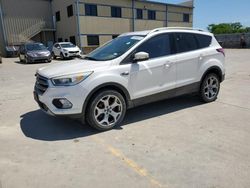 Salvage cars for sale at Wilmer, TX auction: 2017 Ford Escape Titanium
