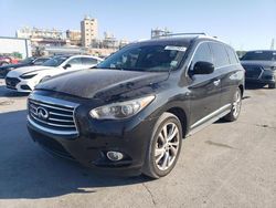 Salvage cars for sale at New Orleans, LA auction: 2014 Infiniti QX60