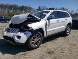 Salvage cars for sale at Waldorf, MD auction: 2014 Jeep Grand Cherokee Limited
