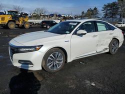 Salvage cars for sale at New Britain, CT auction: 2018 Honda Accord Touring Hybrid