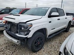 Salvage cars for sale from Copart Haslet, TX: 2021 Toyota Tundra Crewmax SR5