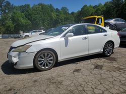 Salvage cars for sale at Austell, GA auction: 2008 Lexus ES 350