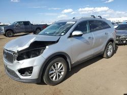 Salvage cars for sale at Brighton, CO auction: 2017 KIA Sorento LX