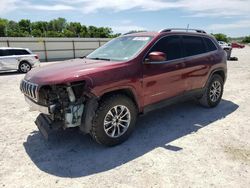 Salvage cars for sale at New Braunfels, TX auction: 2019 Jeep Cherokee Latitude Plus