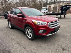 Salvage cars for sale at North Billerica, MA auction: 2017 Ford Escape SE