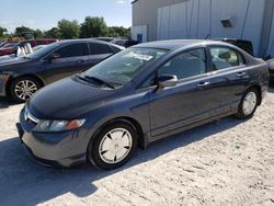 Honda Civic Hybrid salvage cars for sale: 2007 Honda Civic Hybrid