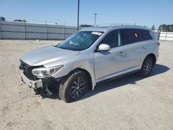 Salvage cars for sale from Copart Lumberton, NC: 2015 Infiniti QX60