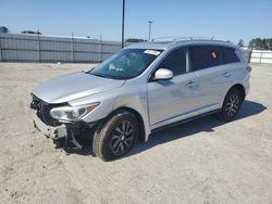 Salvage cars for sale at Lumberton, NC auction: 2015 Infiniti QX60