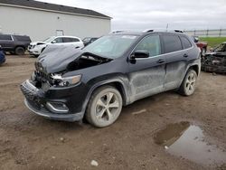 Salvage cars for sale from Copart Portland, MI: 2020 Jeep Cherokee Limited