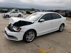 Salvage cars for sale at Grand Prairie, TX auction: 2017 Volkswagen Jetta SEL