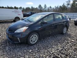 Salvage cars for sale at Windham, ME auction: 2014 Toyota Prius V