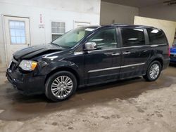 Salvage cars for sale at Davison, MI auction: 2016 Chrysler Town & Country Touring L