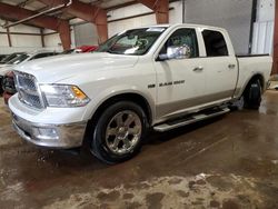 Salvage trucks for sale at Lansing, MI auction: 2012 Dodge RAM 1500 Laramie