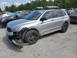 Salvage cars for sale at Savannah, GA auction: 2023 Volkswagen Tiguan SE R-LINE Black