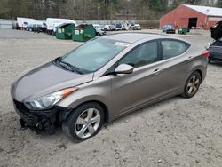 Salvage cars for sale from Copart Mendon, MA: 2013 Hyundai Elantra GLS