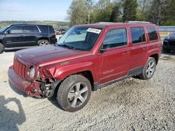 Salvage cars for sale from Copart Concord, NC: 2017 Jeep Patriot Latitude