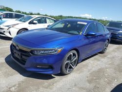 Salvage cars for sale at Cahokia Heights, IL auction: 2018 Honda Accord Sport