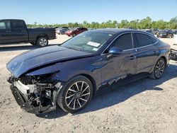 Salvage cars for sale from Copart Houston, TX: 2021 Hyundai Sonata Limited