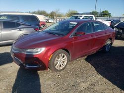 Salvage cars for sale from Copart Sacramento, CA: 2016 Chrysler 200 Limited