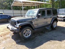 Salvage cars for sale at Austell, GA auction: 2021 Jeep Wrangler Unlimited Sport