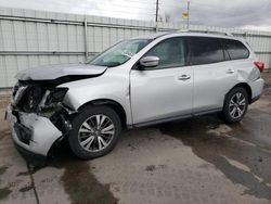 Nissan Pathfinder salvage cars for sale: 2017 Nissan Pathfinder S