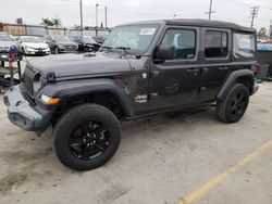 Jeep salvage cars for sale: 2019 Jeep Wrangler Unlimited Sport