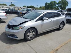 Salvage cars for sale from Copart Sacramento, CA: 2015 Honda Civic Hybrid