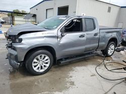 Salvage cars for sale at New Orleans, LA auction: 2021 Chevrolet Silverado C1500 Custom