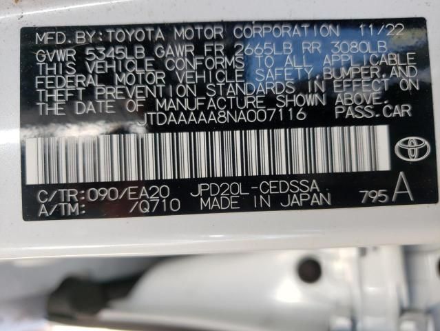 2022 Toyota Mirai LE