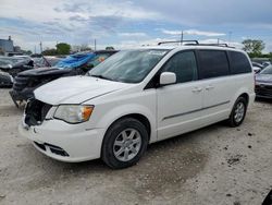 Salvage cars for sale at Des Moines, IA auction: 2012 Chrysler Town & Country Touring