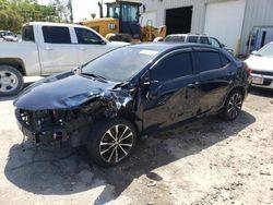 Salvage cars for sale at Savannah, GA auction: 2018 Toyota Corolla L