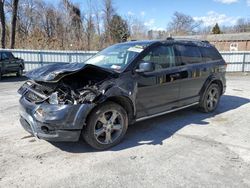 Salvage cars for sale from Copart Albany, NY: 2017 Dodge Journey Crossroad