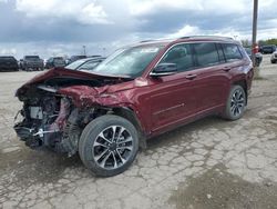 Salvage cars for sale from Copart Indianapolis, IN: 2021 Jeep Grand Cherokee L Overland