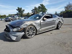 Salvage cars for sale at San Martin, CA auction: 2021 Ford Mustang GT