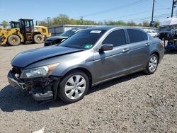 Salvage cars for sale from Copart Hillsborough, NJ: 2009 Honda Accord EXL