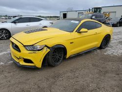 Salvage cars for sale at Kansas City, KS auction: 2015 Ford Mustang GT