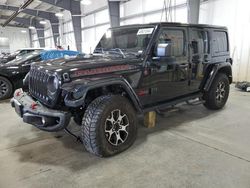 Salvage cars for sale at Ham Lake, MN auction: 2020 Jeep Wrangler Unlimited Rubicon