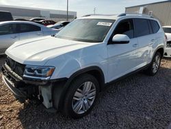 Volkswagen Atlas sel salvage cars for sale: 2020 Volkswagen Atlas SEL